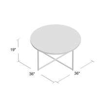 Load image into Gallery viewer, Wasser Coffee Table Faux Marble/Gold(934)
