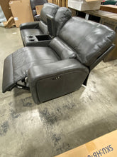 Load image into Gallery viewer, Saul Reclining Sectional Sofa with Console Gray
