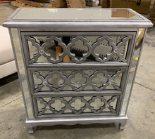 Load image into Gallery viewer, Grayson Lane Mirror Glam 3 Drawer Chest Silver 902CDR

