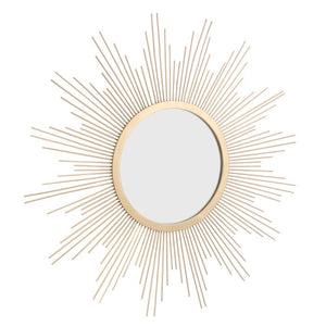 Glasser Modern & Contemporary Beveled Wall Mirror Gold(1099)