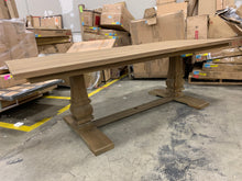 Load image into Gallery viewer, Hamptons Outdoor rectangle dining table with umbrella hole
