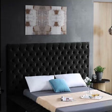 Load image into Gallery viewer, Geralyn Upholstered Headboard Queen Black 3043RR
