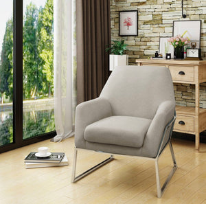 Zahara Modern Chair-Beige #3114