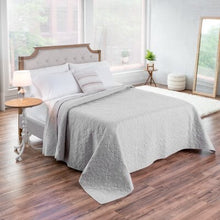 Load image into Gallery viewer, Basnight Single Reversible Quilt-Gray KING #240ha
