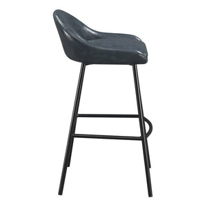 Matthews Metal Bar Stool Single Blue(1398)