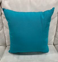 Load image into Gallery viewer, Teal Sunbrealla Brand Indoor/Outdoor Throw Pillow 408ND
