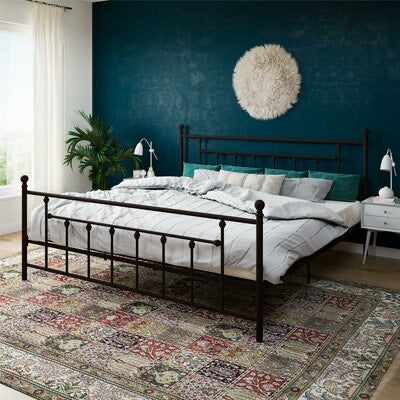 Lyster Platform Bed - Queen - Bronze - #71CE