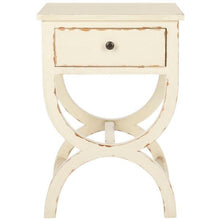 Load image into Gallery viewer, Maxine Vintage Cream Storage End Table 3096RR
