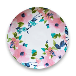 Pink/White Masha 11" Dinner Plate (Set of 4) #397HW