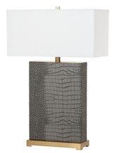 Load image into Gallery viewer, SET OF 2 Joyce 27.75&quot; H Faux ALLIGATOR TABLE Lamps 33CDR
