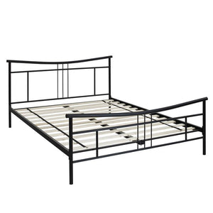 Bayport Metal Platform Bed Frame Black Full(651)