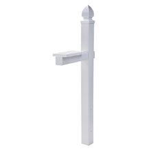 Load image into Gallery viewer, Whitley 57&quot; H In-Ground Decorative Post White(1810RR)
