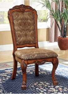 Bataan Solid Wood Dining Chair in Cherry-Set of 2 #5500