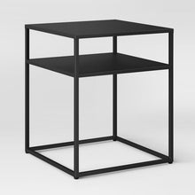 Load image into Gallery viewer, Glasgow Metal End Table Black AS IS(1187)
