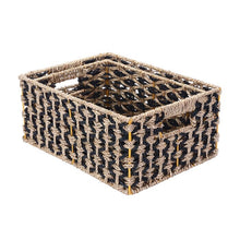 Load image into Gallery viewer, Nesting Rectangle 2 Piece Wicker Basket Set #736HW
