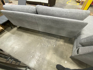 Conner 119"  Sectional Sofa Light Gray
