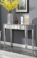 Load image into Gallery viewer, Convenience Concepts Rowland Mirrored Desk Weathered Gray #21HW

