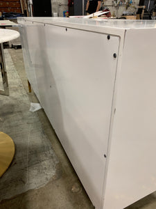 White Malcom Buffet Table 64”