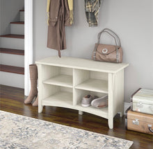 Load image into Gallery viewer, Salinas Shoe Storage Bench in Antique White(565)
