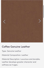 Load image into Gallery viewer, darby home co bischof genuine leather manual recliner #133-NT
