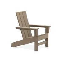 Weathered Wood Aviana Adirondack Chair