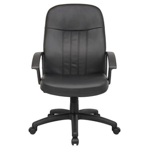 Boss Office Executive Leather Budget Chair Black(537)