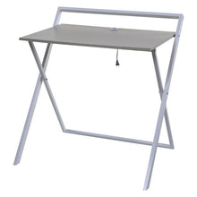 Load image into Gallery viewer, OneSpace Basics No Assembly Folding Desk with Dual USB Charger White (229)
