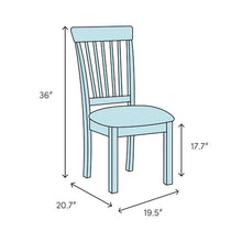 Load image into Gallery viewer, Britt Solid Wood Dining Chairs (2) Color Natural  #45HW
