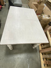 Load image into Gallery viewer, Aberdeen Weathered Worn White Extendable Rectangular Dining Table
