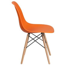 Load image into Gallery viewer, Elon Modern Plastic Accent Chair Orange/Natural(1392)
