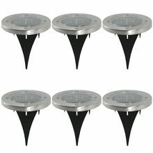 Load image into Gallery viewer, Manassas Solar Powered LED Pathway Light Pack (Set of 6) #169HW
