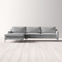 Load image into Gallery viewer, Conner 119&quot;  Sectional Sofa Light Gray
