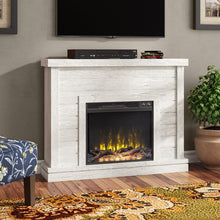 Load image into Gallery viewer, Sargent Oak Terrence Electric Fireplace Whitewashed Gray 217CDR
