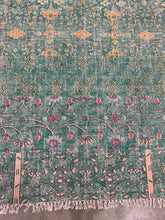 Load image into Gallery viewer, World Market Green/Blue/Red/Yellow 5’ x 7’ Area Rug (1751)
