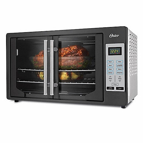 Oster® Stainless Steel Digital French Door Oven in Black Stainless - #224CE
