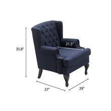 Load image into Gallery viewer, Mason Armchair-Navy #235-NT

