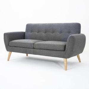 Josephine Mid Century Modern Petite Sofa Gray(1339)