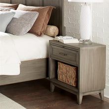 Load image into Gallery viewer, VOGUE ONE DRAWER NIGHTSTAND SET OF 2, GRAY WASH #664HW - 2 separate boxes
