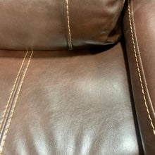 Load image into Gallery viewer, Brown 3-Seater Manual Reclining Sofa
