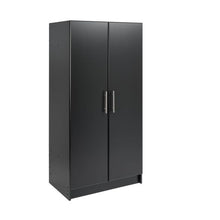 Load image into Gallery viewer, 32&quot; Elite Wardrobe Cabinet Black (SB1401)
