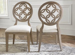Mousseau Upholstered Dining Chairs Set of 2