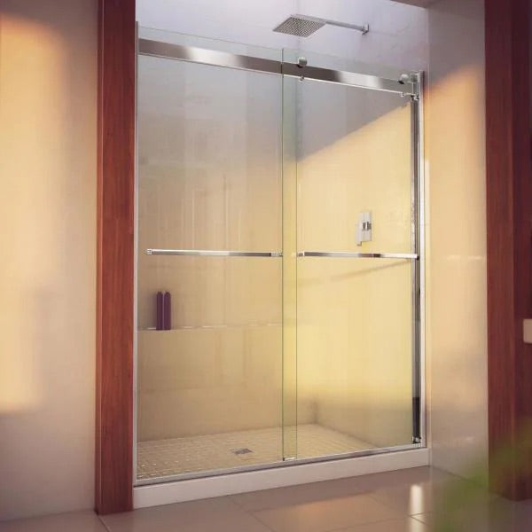 Essence-H 56 to 60 in. x 76 in. Semi-Frameless Bypass Sliding Shower *DOORS ONLY* MRM1188