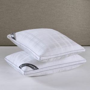 Cian 525 Thread Count Cotton Rich Down Alternative Pillow Standard Set of 2(1417)