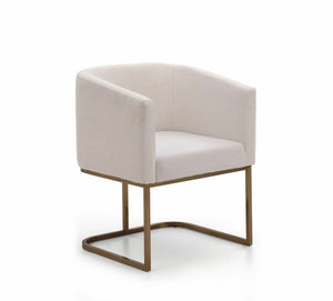 Epping Upholstered Chair in White #5522