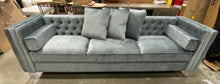 Load image into Gallery viewer, Akiko 104&quot; Wide Velvet Modular Sofa Gray
