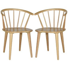 Load image into Gallery viewer, Safavieh Set of 2 Blanchard Side Chair (Wood Frame) - #133CE

