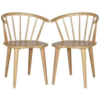 Safavieh Set of 2 Blanchard Side Chair (Wood Frame) - #133CE