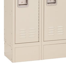 Load image into Gallery viewer, Deluxe Three-Wide Double-Tier School Lockers w/ Slope Top &amp; Kickplate - Assembled (12&quot; W x 15&quot; D x 36&quot; H Openings) - 673CE
