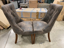 Load image into Gallery viewer, Marie Louise Dining Chairs Set of 2 Brown

