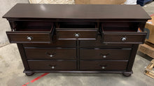Load image into Gallery viewer, Furniture of America 9 Drawer Chest Dark Brown 909CDR
